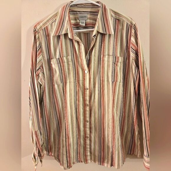 Chicos Fall button up - Picture 1 of 5